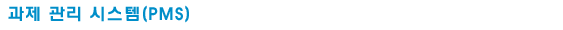 과제 관리 시스템(PMS)